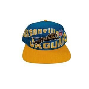 Jacksonville Jaguars Snapback Baseball Hat Apex One Pro Line Teal Gold